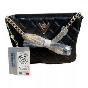 Valentino Orlandi Quilted Quilted Vegan Leather Bag NWT